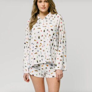 PJs by JP NYC Lady Liberty Broadway pajama set // Sz M/L